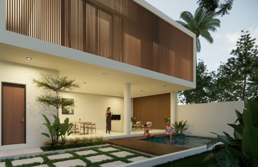 villa for sale cepaka munggu