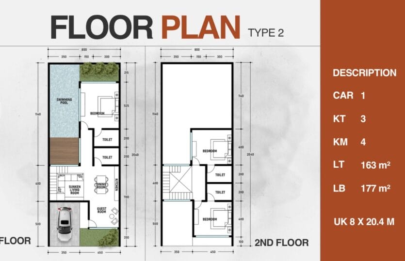 Cendana Villas Balangan Type Orchid